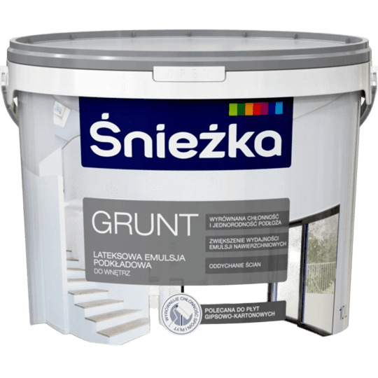 SNIEZKA GRUNT LATEKSOWY 10 L