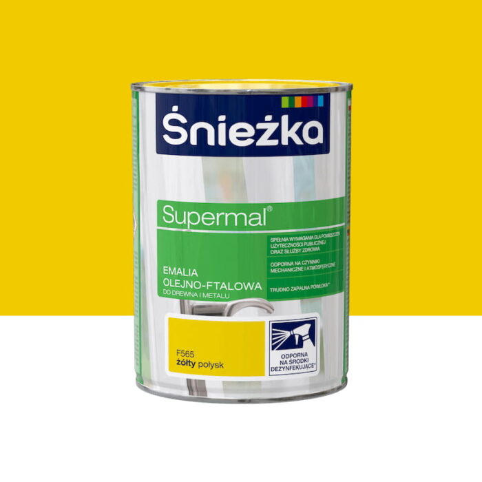 SNIEZKA-SUPERMAL-Emalia-olejno-ftalowa-zolty-polysk-F565-08L-kupmax-bez-tla