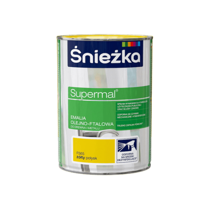 SNIEZKA-SUPERMAL-Emalia-olejno-ftalowa-zolty-polysk-F565-08L-kupmax-bez-tla kup max