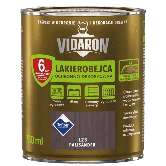VIDARON LAKIEROBEJCA 750 ML lakierobejcha kup max pl ochronno dekoracyjna meble ogrodowe altany max kup pl