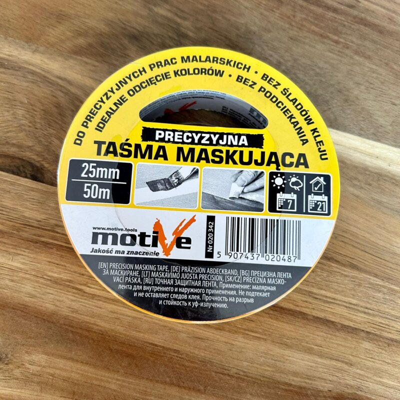 Taśma do idealnych odcięć kolorów. Narzędzie, którego głównym przeznaczeniem jest tworzenie perfekcyjnie czystych i prostych linii