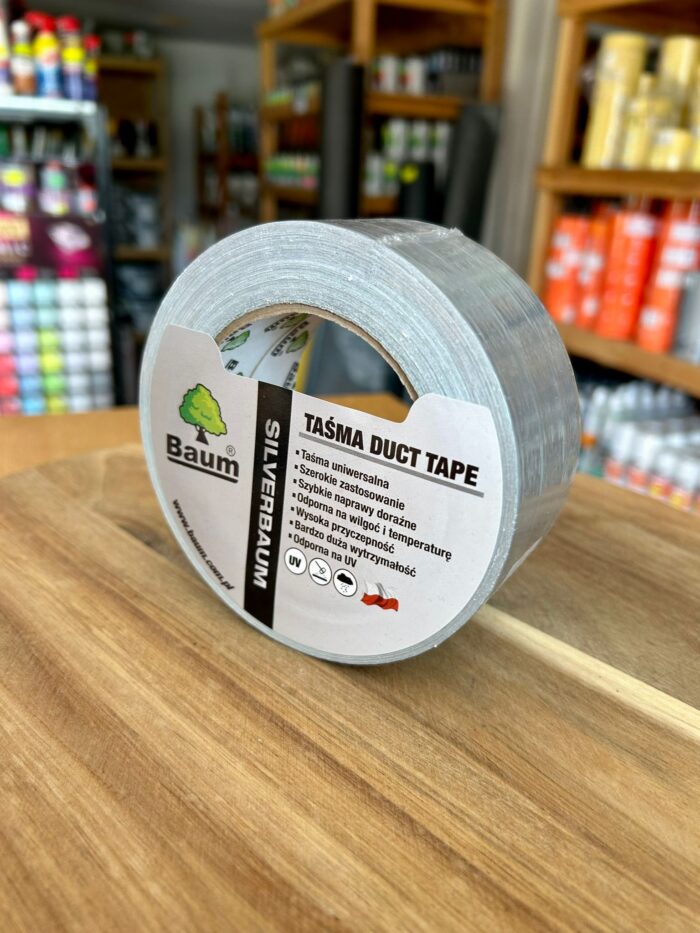 Taśma duct tape. Uniwersalna, samoprzylepna taśma techniczna o bardzo dużej wytrzymałości i przyczepności