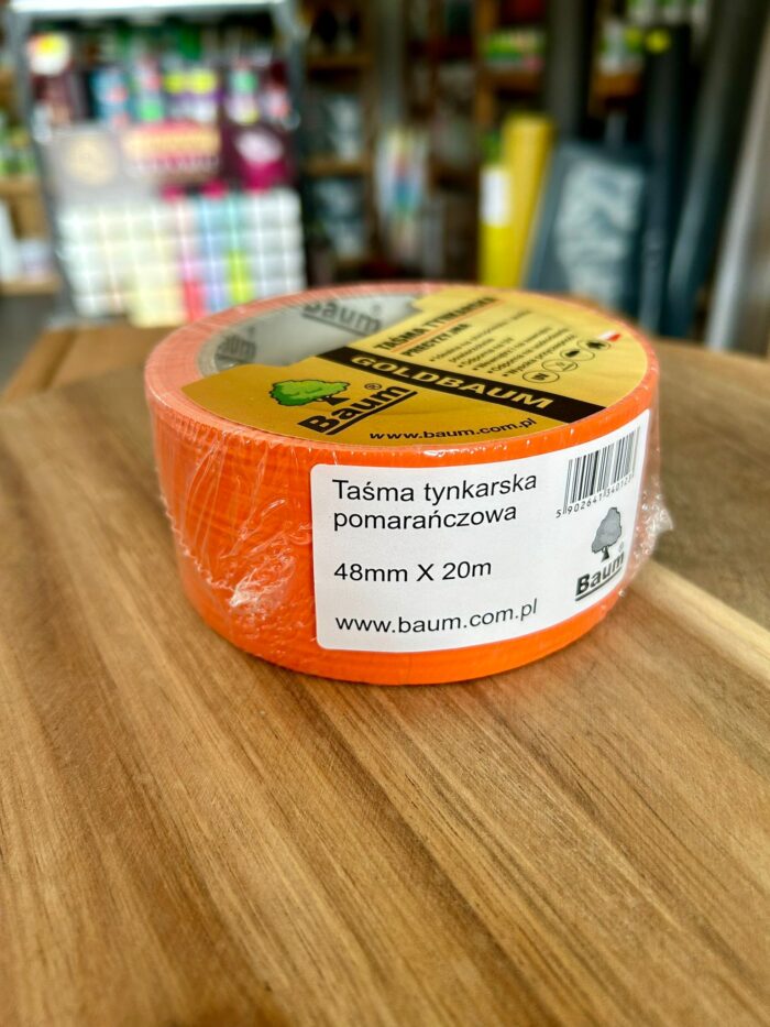 Taśma elewacyjna. Odporna na warunki atmosferyczne i promieniowanie UV taśma, używana do zabezpieczania i maskowania elementów elewacji