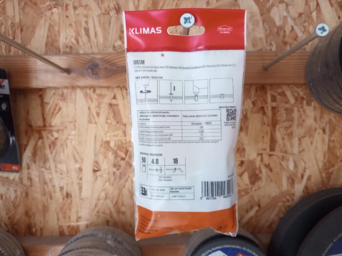 nity aluminiowe. nity, których korpus wykonany jest z aluminium, a pręt zrywalny najczęściej ze stali