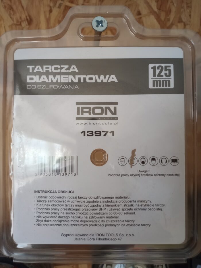 tarcza diamentowa do szlifowania betonu. narzędzie ścierne w formie tarczy, którego segmenty robocze zawierają